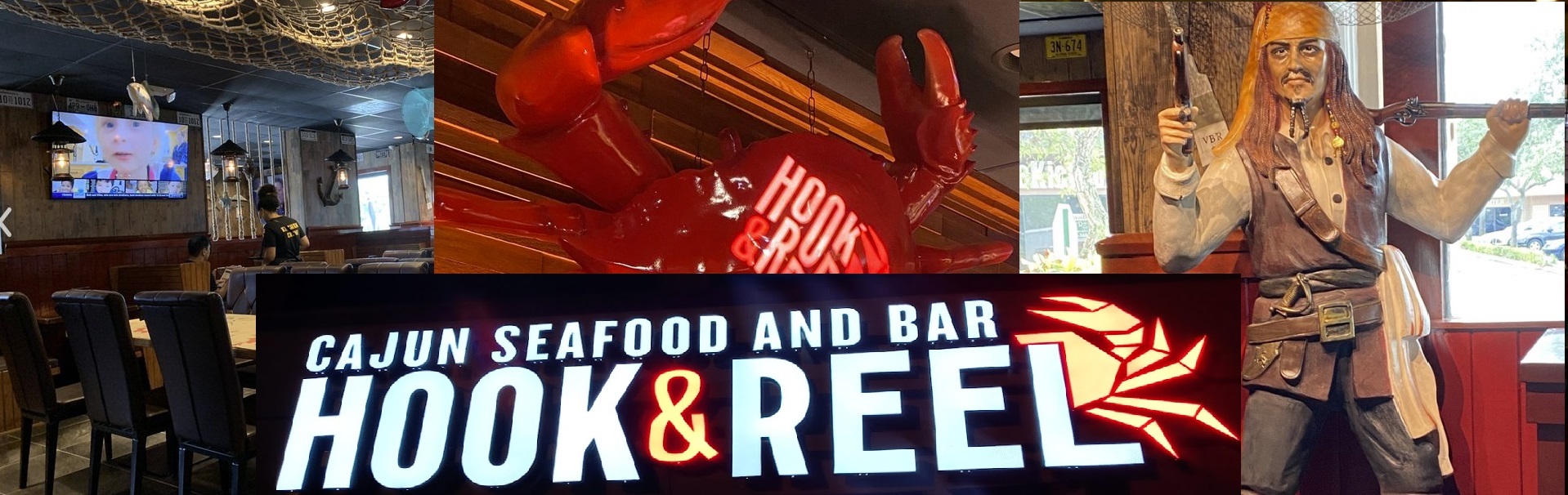 Hook & Reel Cajun Seafood &Bar by Hook & Reel Cajun Seafood &Bar